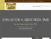 Tablet Screenshot of micasitamexicangrill.com